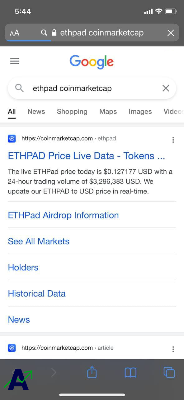 how to buy ethpad - google
