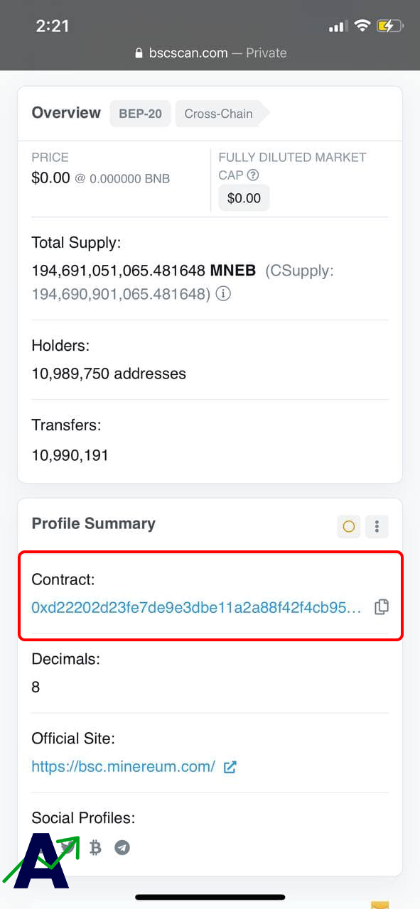 how to sell MNEB token - copy smart contract